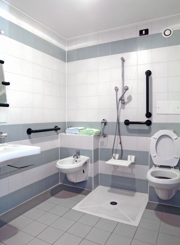 Accessible Shower with Built-in Seat